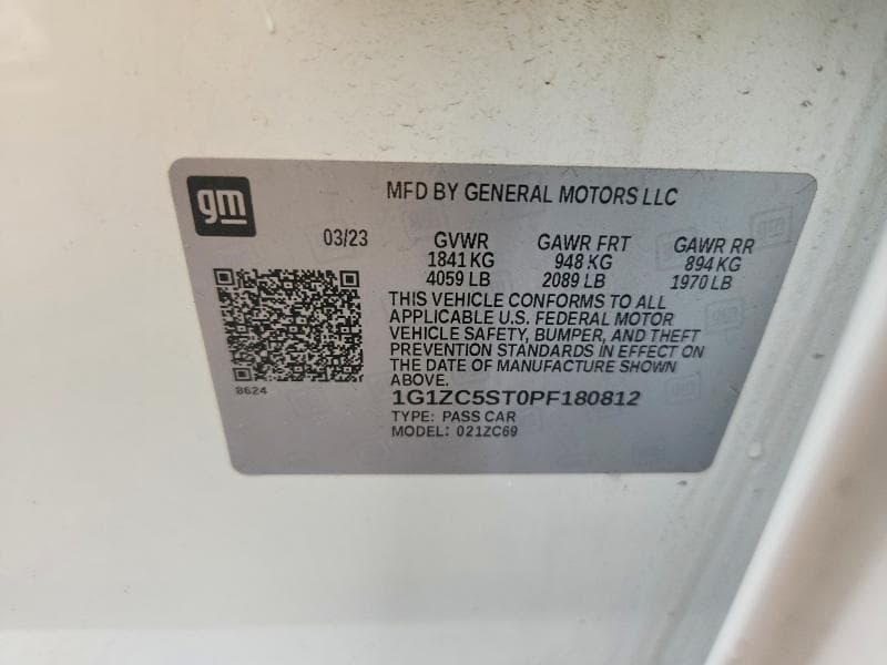 2023 CHEVROLET MALIBU LS 12