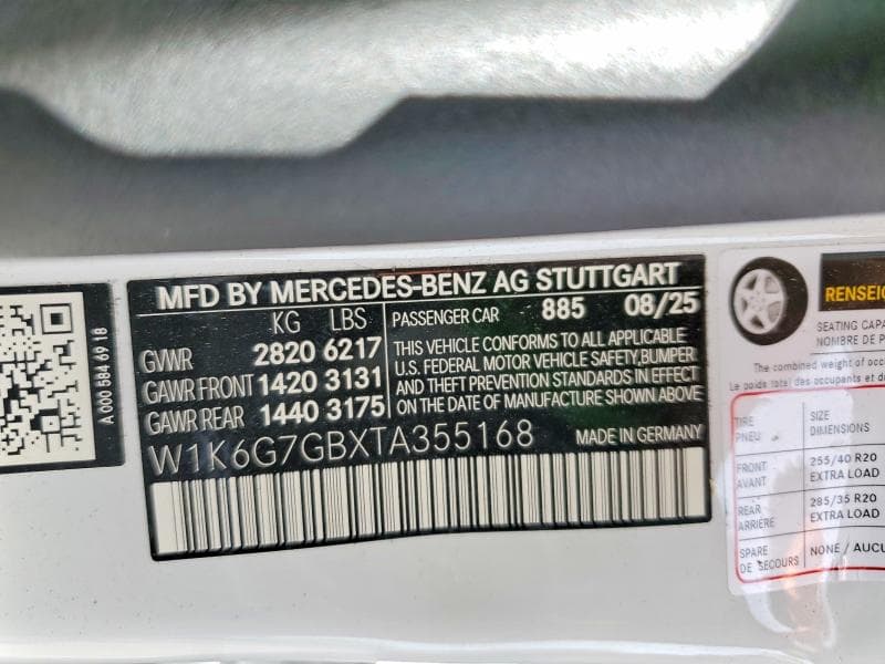 2026 MERCEDES-BENZ S 580 4MATIC 12