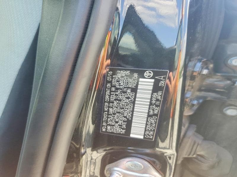 2016 TOYOTA PRIUS C ONE ONE 12