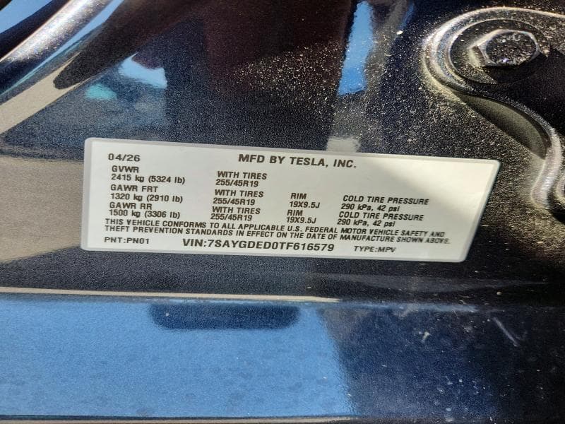 2026 TESLA MODEL Y 12