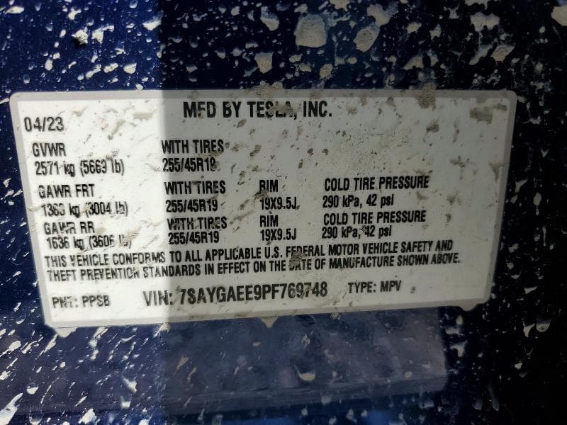2023 TESLA MODEL Y 13