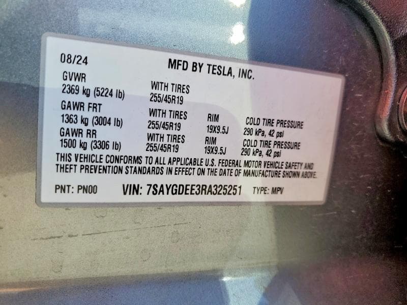 2024 TESLA MODEL Y 13