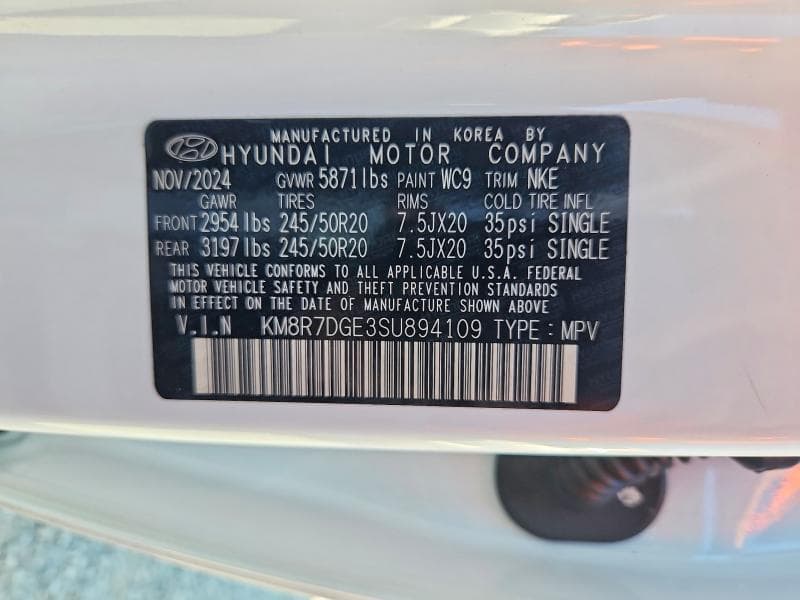 2025 HYUNDAI PALISADE CALLIGRAPHY NIGHT EDITION CALLIGRAPHY NIGHT EDITION 14