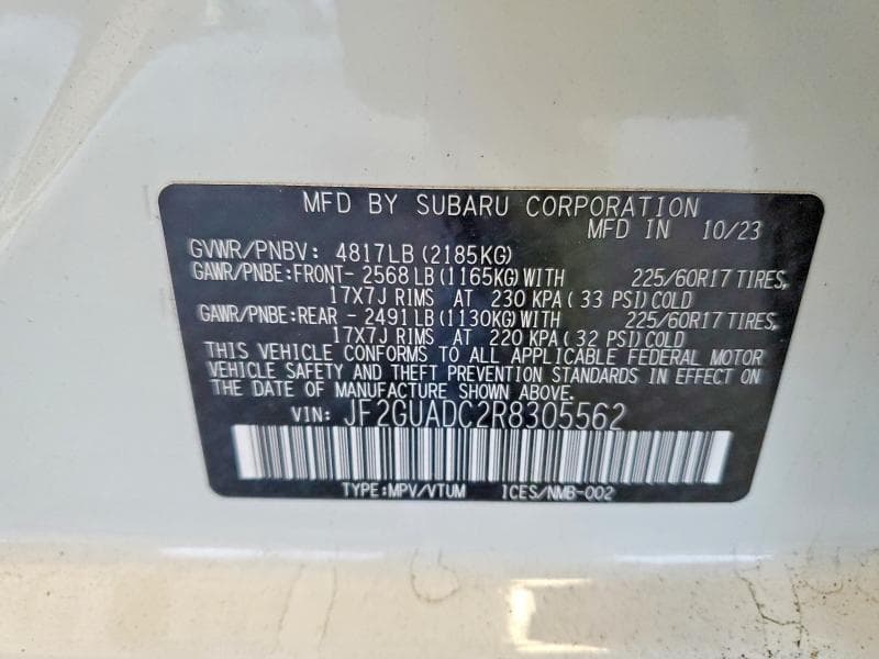 2024 SUBARU CROSSTREK PREMIUM 13