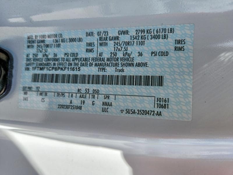 2023 FORD F150 13