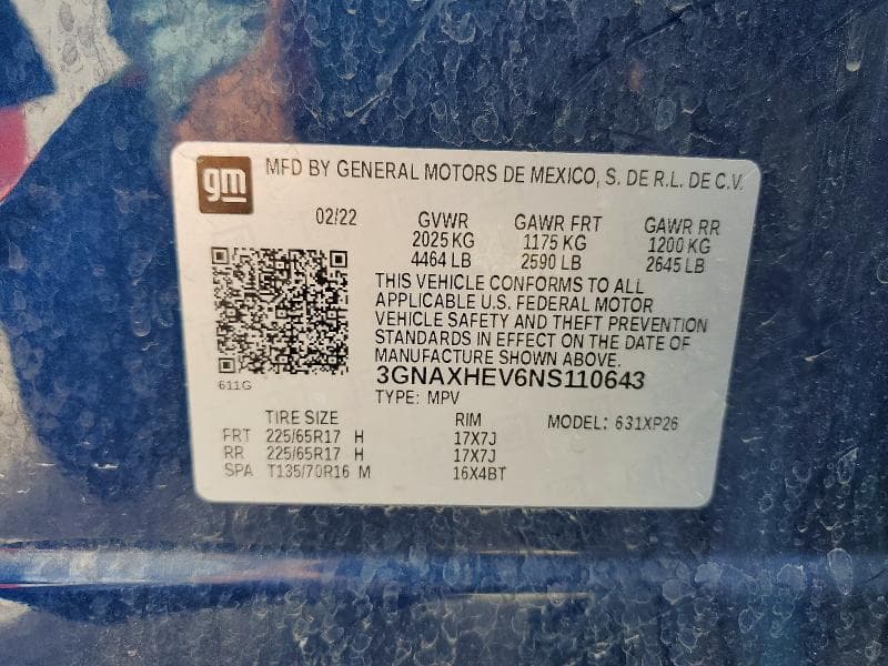 2022 CHEVROLET EQUINOX LS 13
