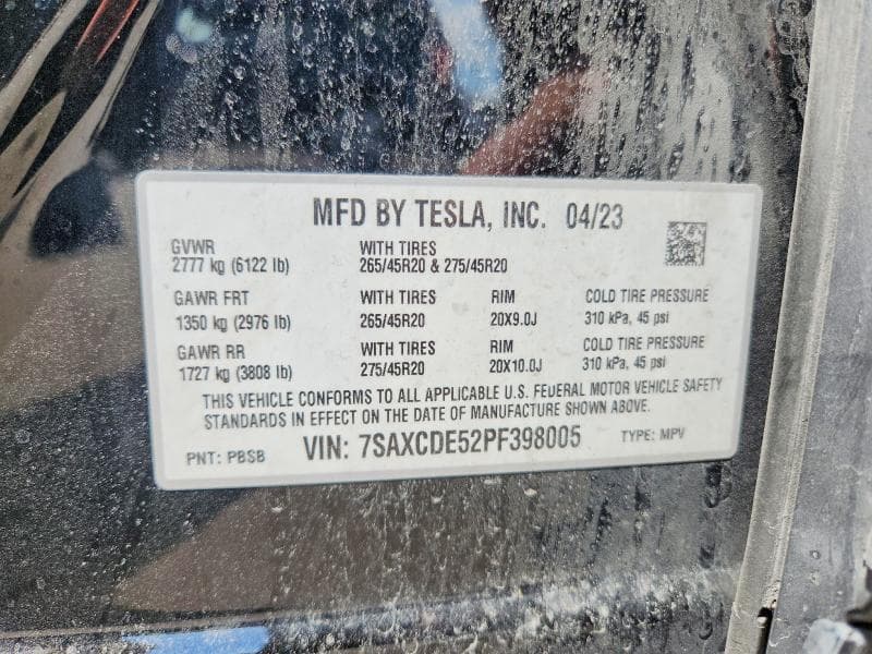 2023 TESLA MODEL X 13