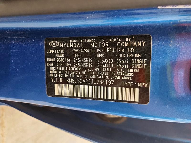2018 HYUNDAI TUCSON VALUE 14