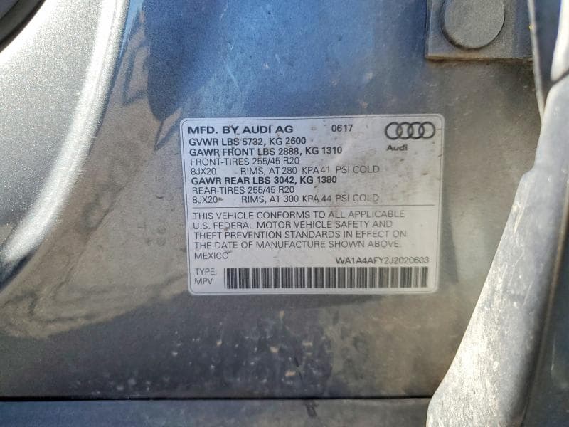2018 AUDI SQ5 PREMIUM PLUS PREMIUM PLUS 13