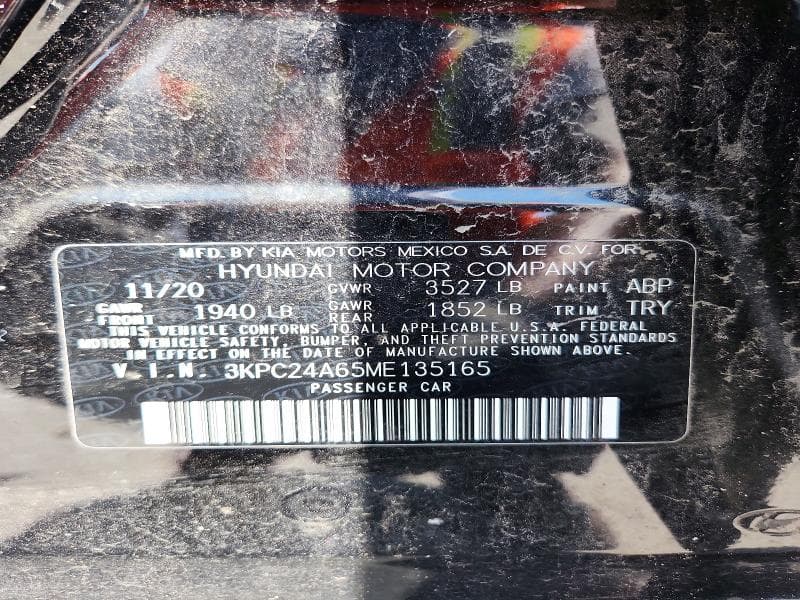 2021 HYUNDAI ACCENT SEL 12