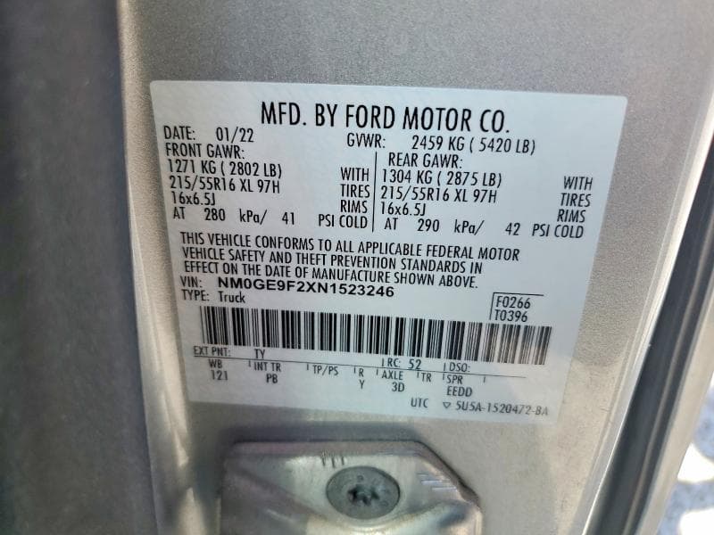 2022 FORD TRANSIT CONNECT XLT 13