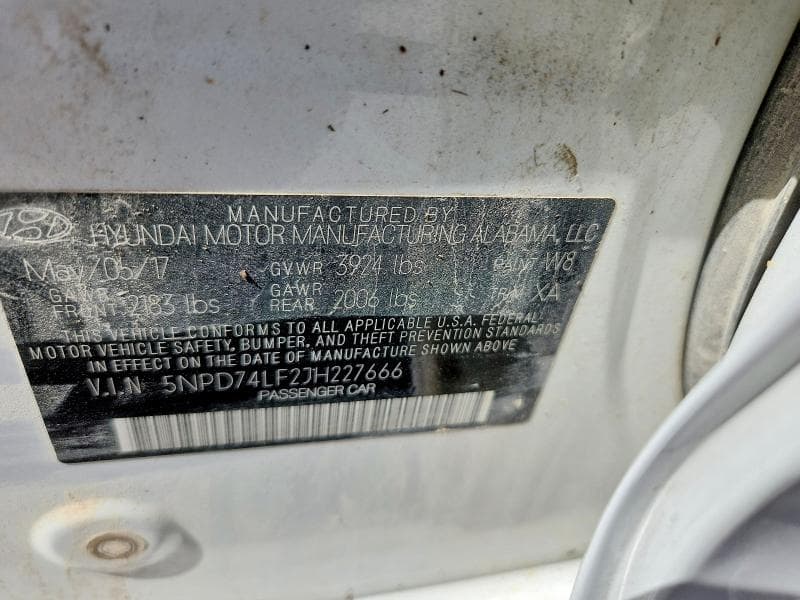2018 HYUNDAI ELANTRA SE 12
