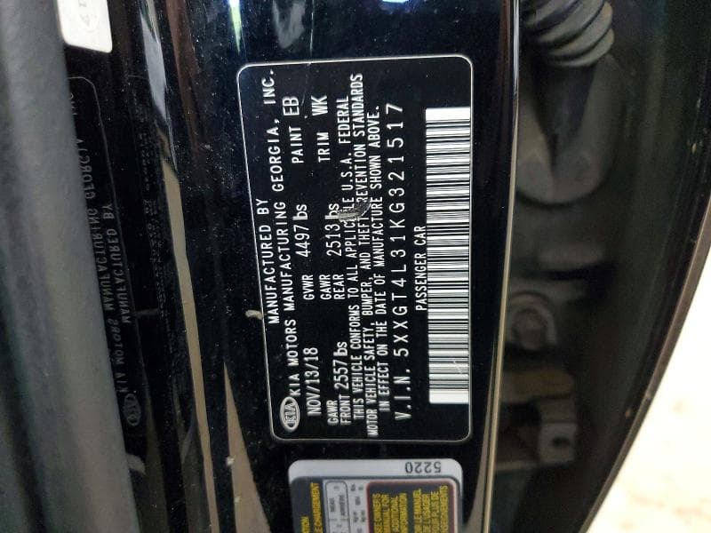 2019 KIA OPTIMA LX LX 12