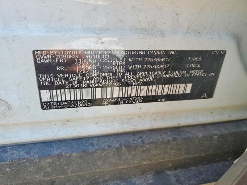 2019 TOYOTA RAV4 LE LE 14