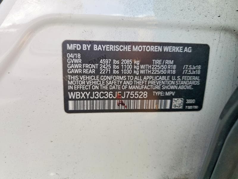 2018 BMW X2 SDRIVE28I SDRIVE28I 14