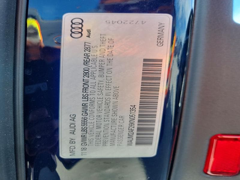 2019 AUDI A6 PRESTIGE 12