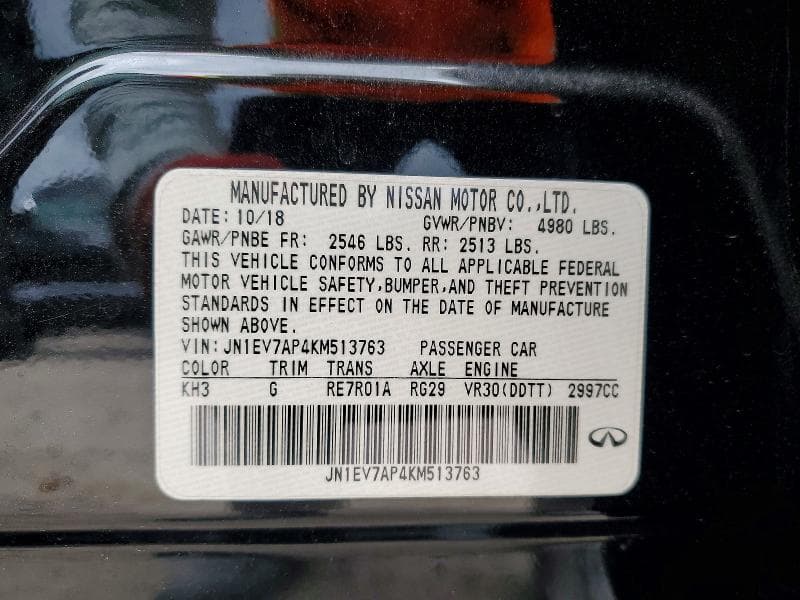 2019 INFINITI Q50 3.0T LUXE 14