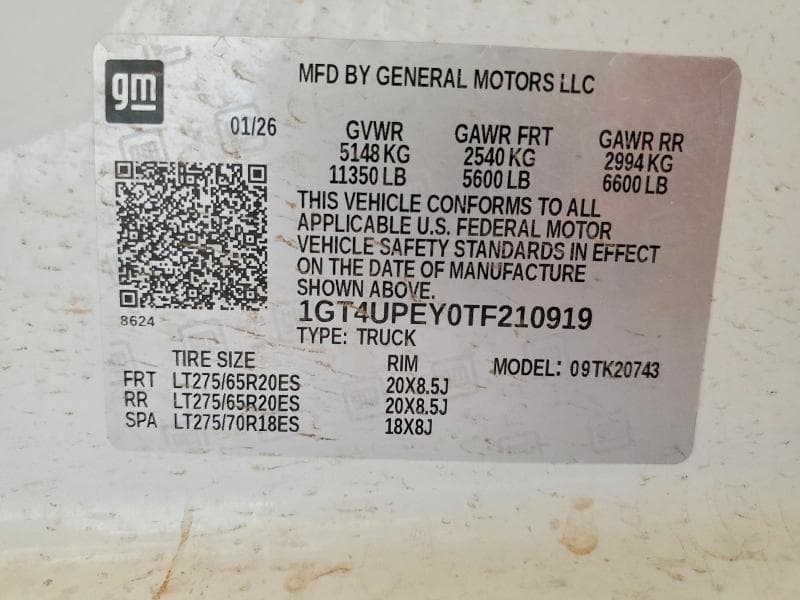 2026 GMC SIERRA K2500 AT4 12