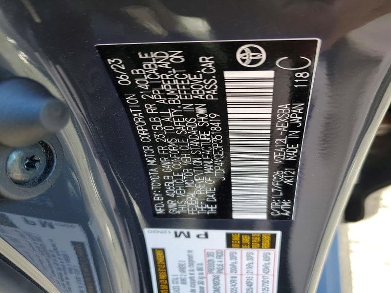2023 TOYOTA COROLLA SE 12