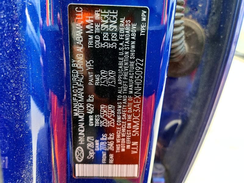 2022 HYUNDAI TUCSON SEL SEL 13