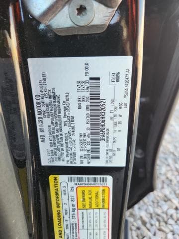 2017 FORD FUSION SE SE 12