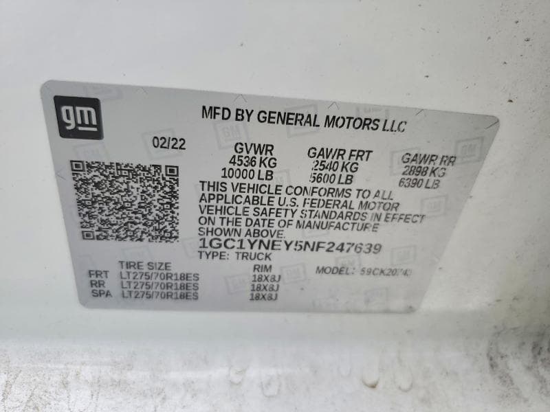 2022 CHEVROLET SILVERADO K2500 HEAVY DUTY LT K2500 HEAVY DUTY LT 14