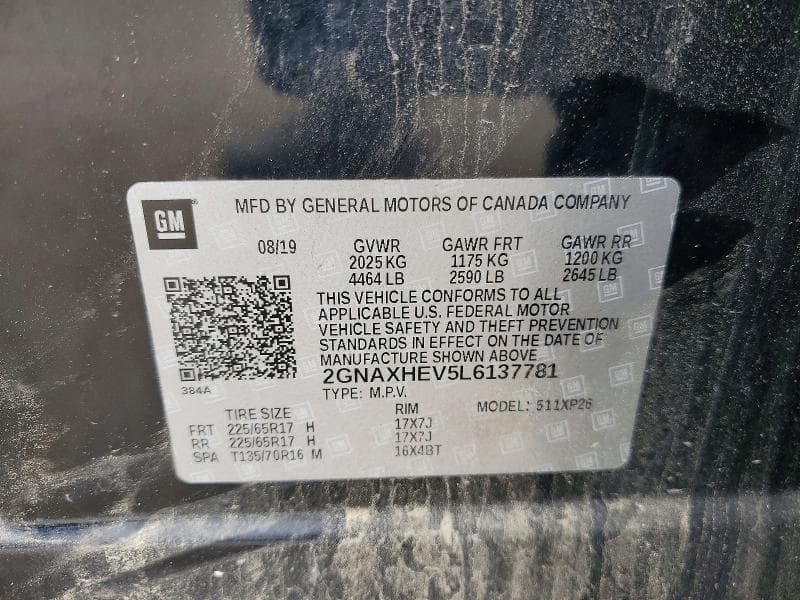 2020 CHEVROLET EQUINOX LS 13