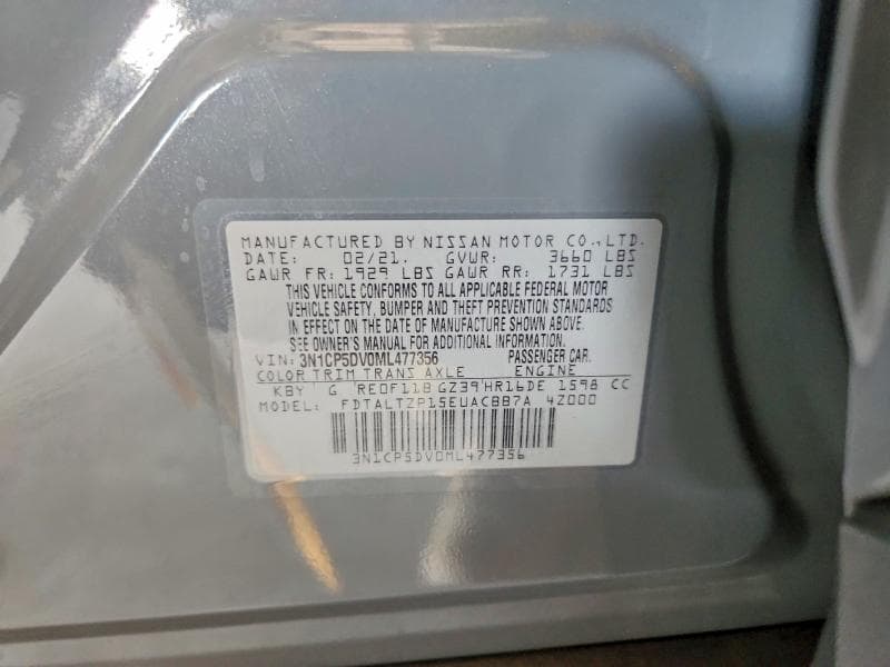 2021 NISSAN KICKS SR 13