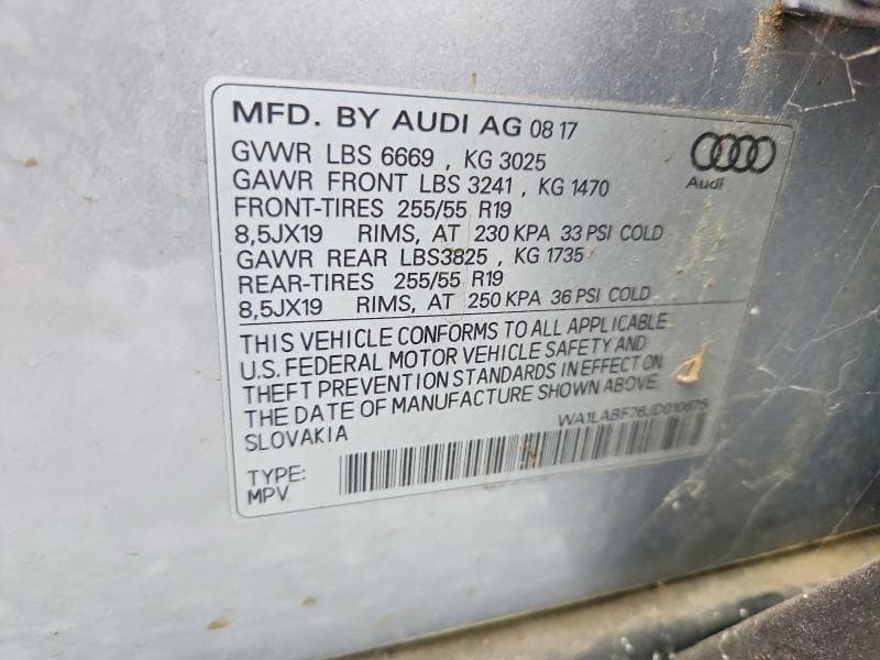 2018 AUDI Q7 PREMIUM PLUS 13