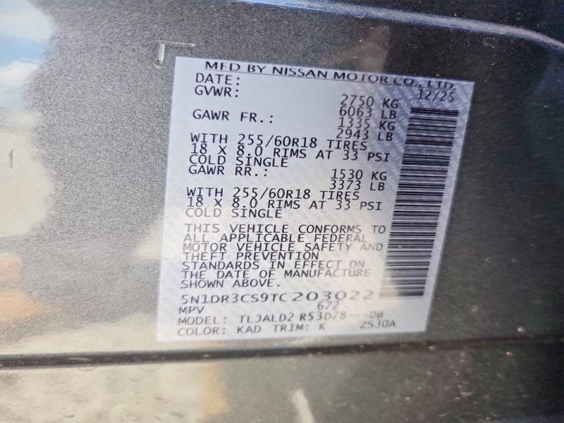 2026 NISSAN PATHFINDER SL SL 12