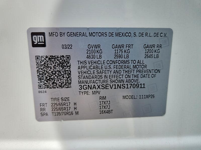 2022 CHEVROLET EQUINOX LS 13