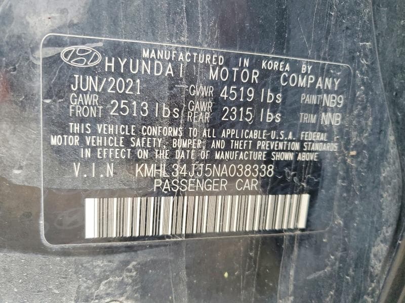 2022 HYUNDAI SONATA HYBRID SEL 13
