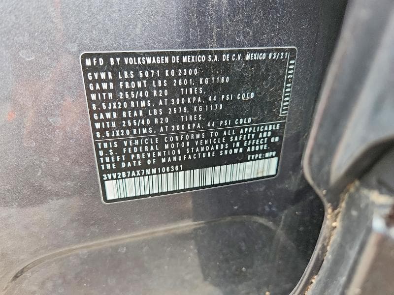 2021 VOLKSWAGEN TIGUAN SE SE 13