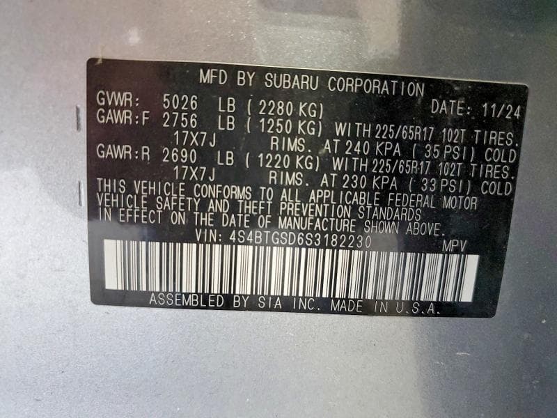 2025 SUBARU OUTBACK WILDERNESS 14