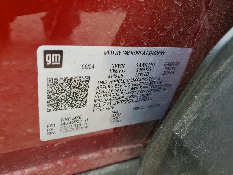 2025 CHEVROLET TRAX 2RS 13