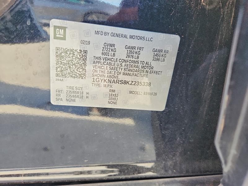 2019 CADILLAC XT5 14