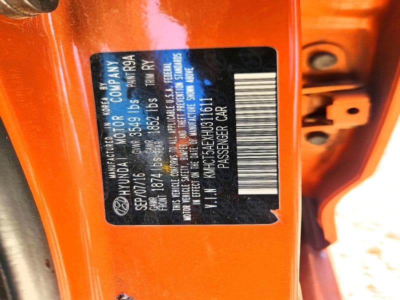 2017 HYUNDAI ACCENT SE SE 12