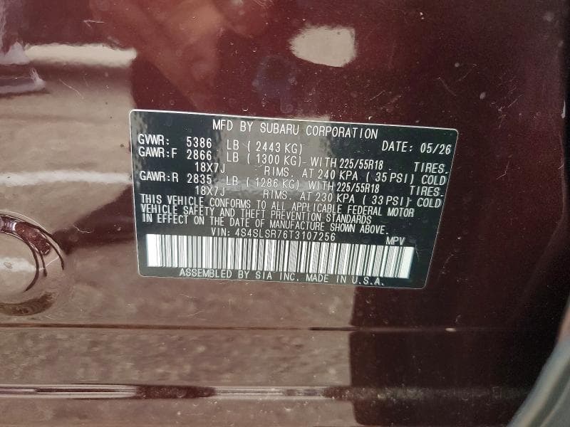 2026 SUBARU FORESTER LIMITED 13