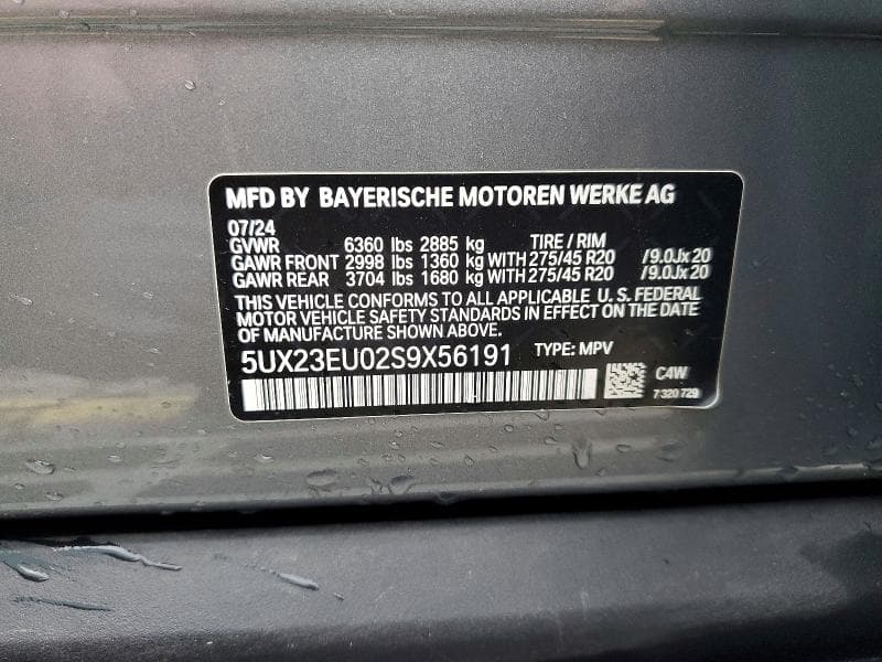 2025 BMW X5 XDRIVE40I XDRIVE40I 14