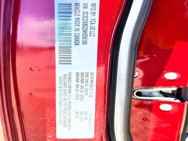2022 DODGE CHARGER SXT SXT 12