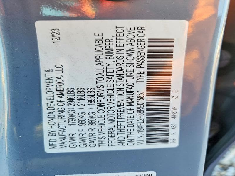 2024 HONDA CIVIC SPORT 12