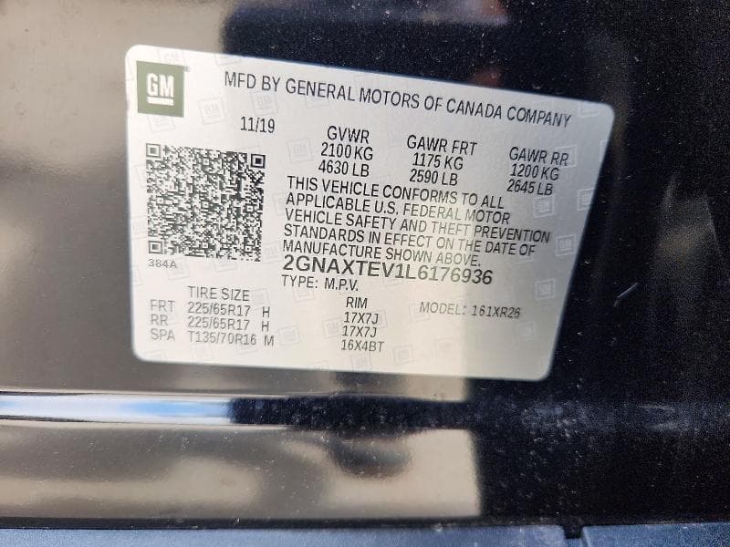 2020 CHEVROLET EQUINOX LT LT 13