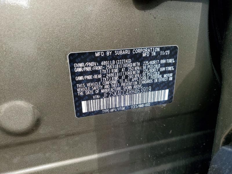 2024 SUBARU FORESTER PREMIUM PREMIUM 14