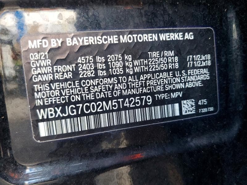 2021 BMW X1 SDRIVE28I 13