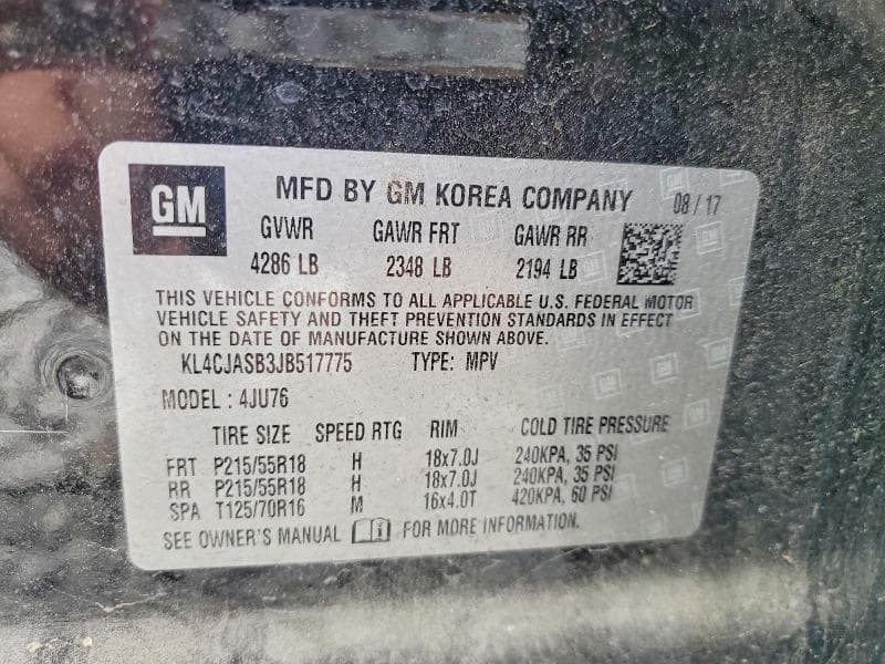 2018 BUICK ENCORE PREFERRED 13