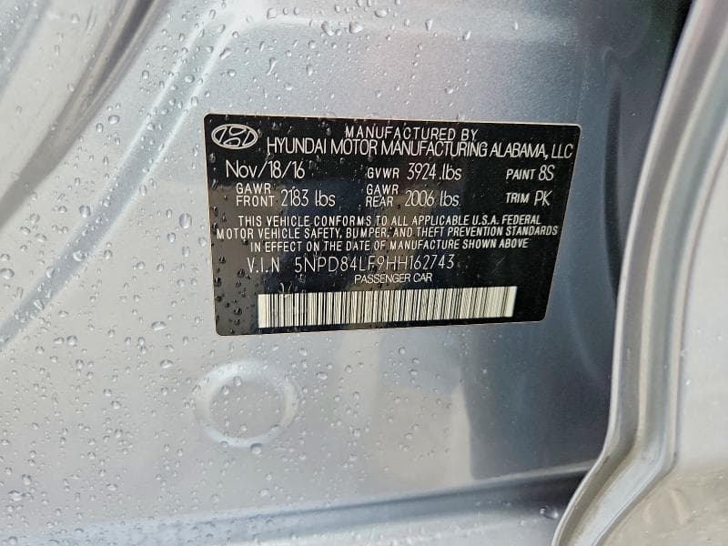 2017 HYUNDAI ELANTRA SE 12