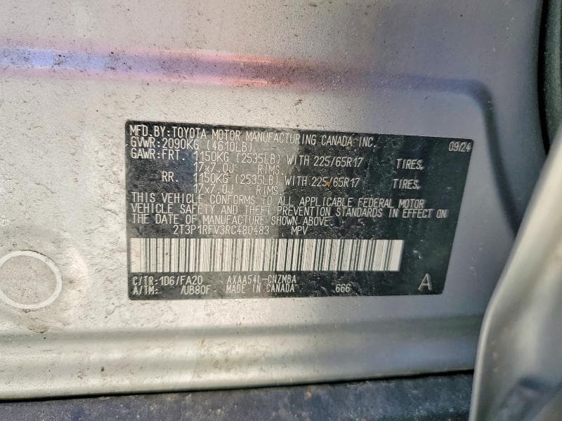2024 TOYOTA RAV4 XLE 12