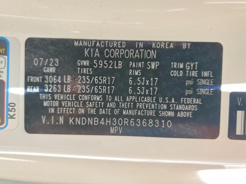 2024 KIA CARNIVAL LX 14