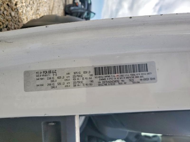 2017 RAM PROMASTER 1500 1500 STANDARD 14