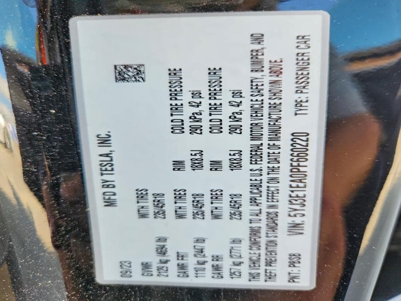 2023 TESLA MODEL 3 13